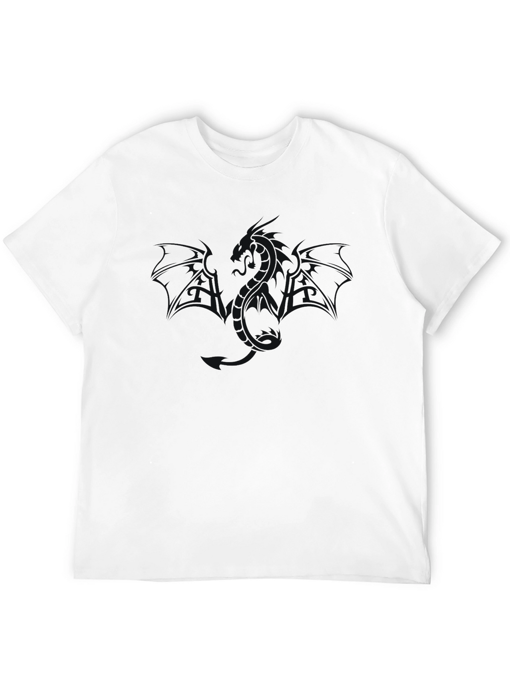 Classic Black Cotton Blend Tee