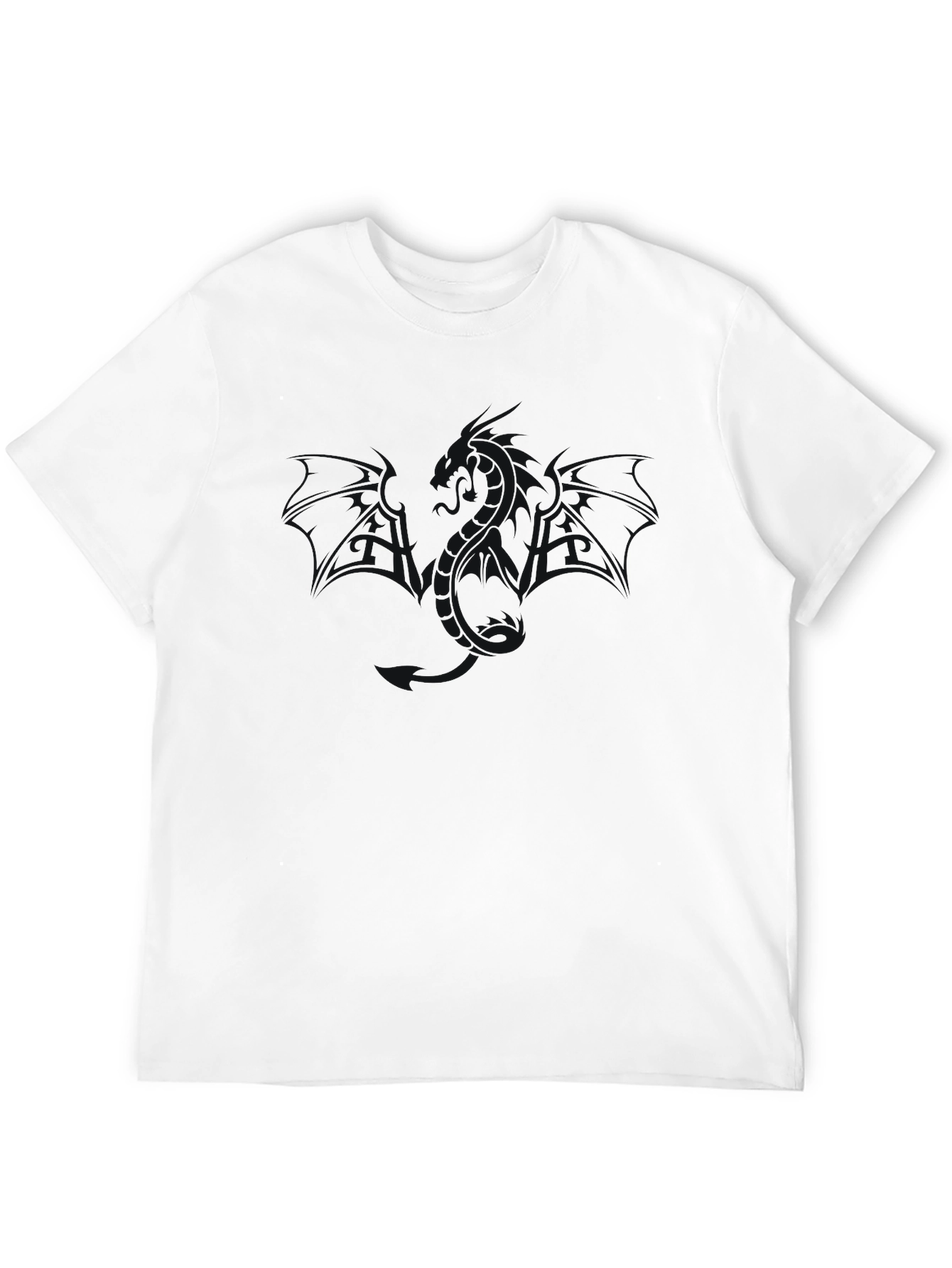 Classic Black Cotton Blend Tee