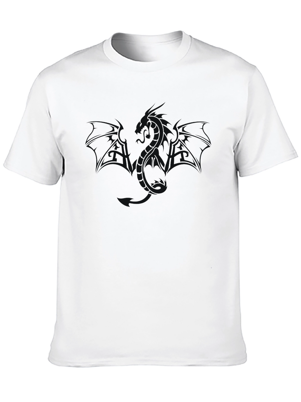 Classic Black Cotton Blend Tee