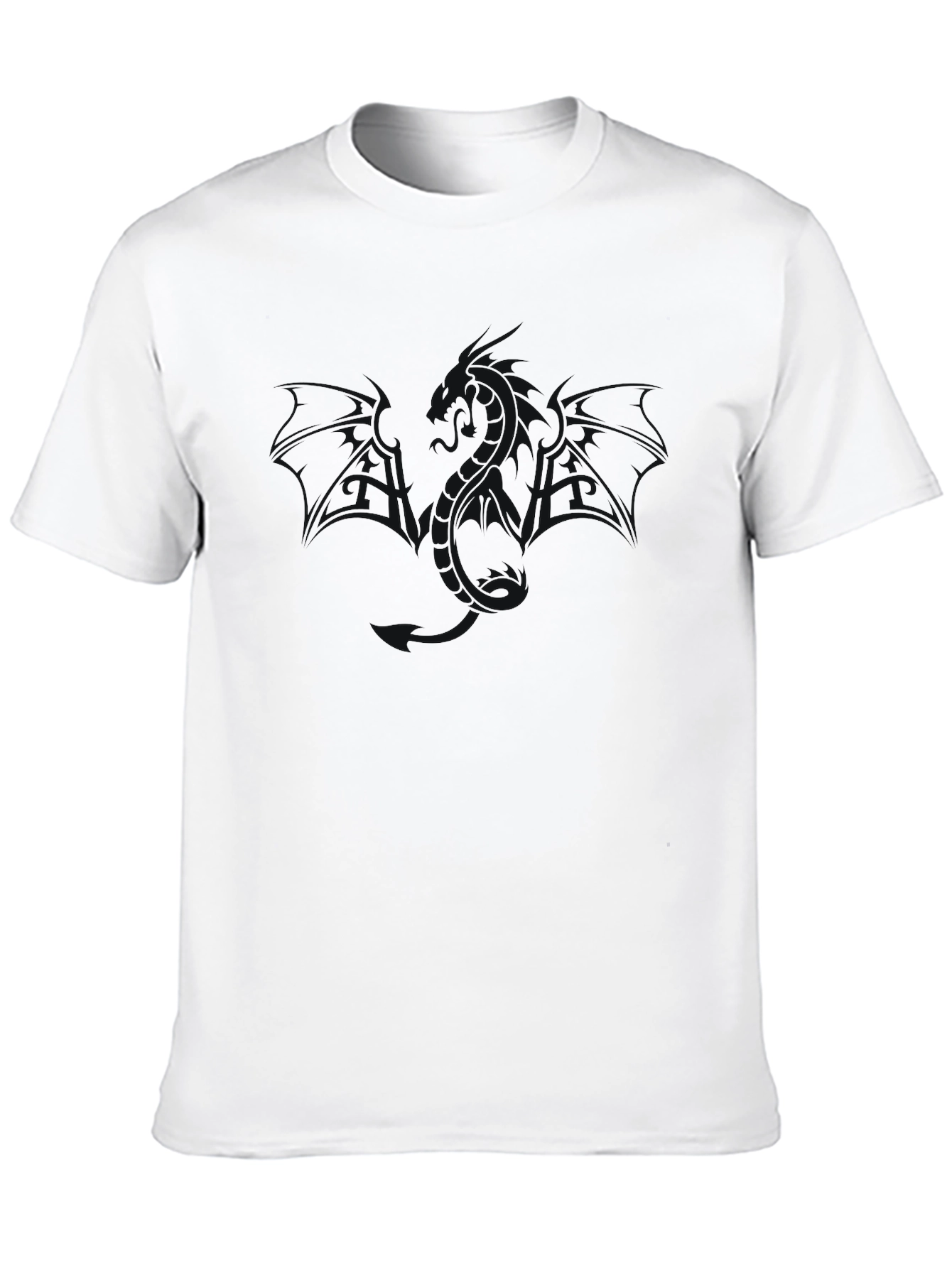 Classic Black Cotton Blend Tee