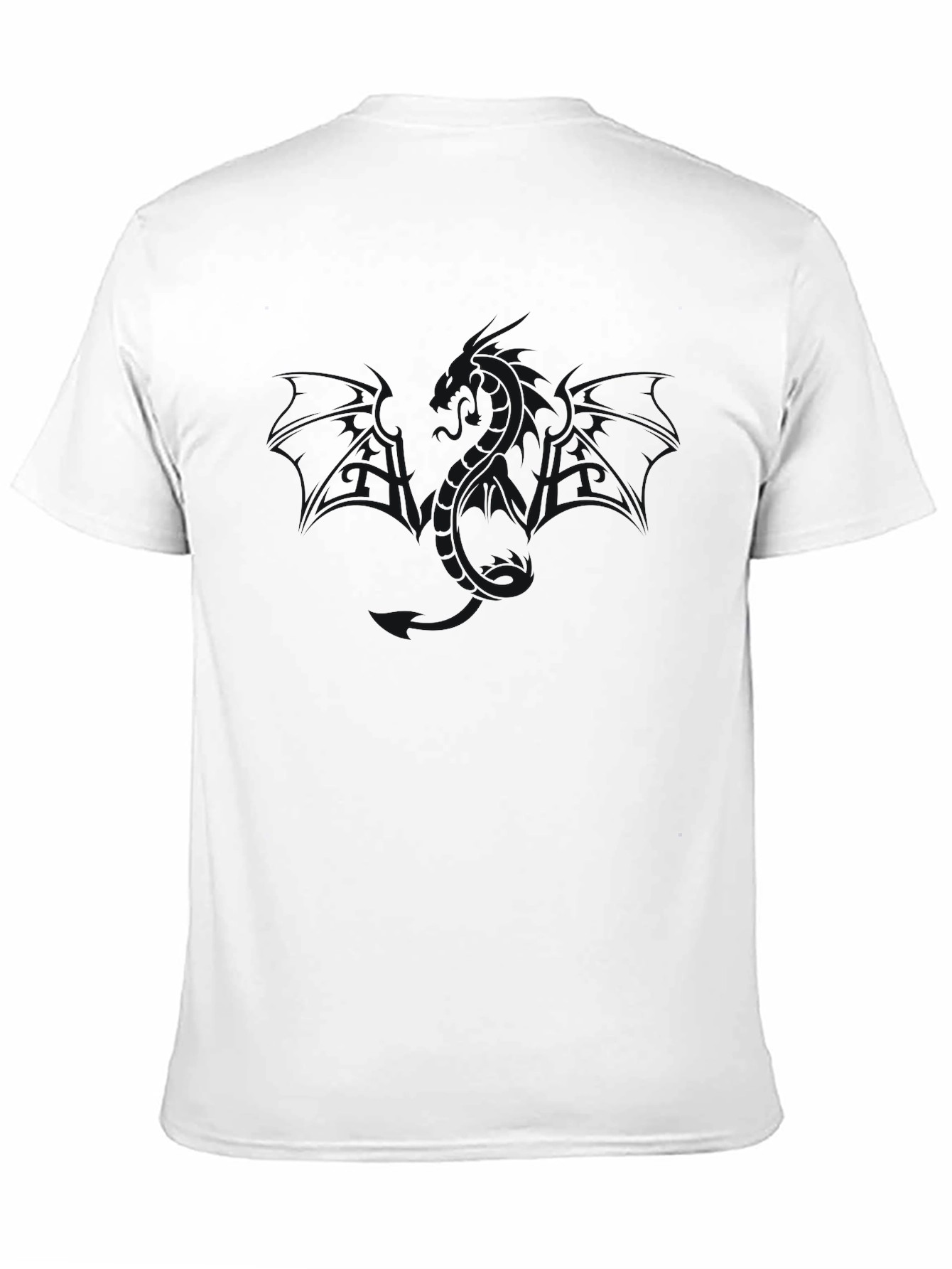 Classic Black Cotton Blend Tee