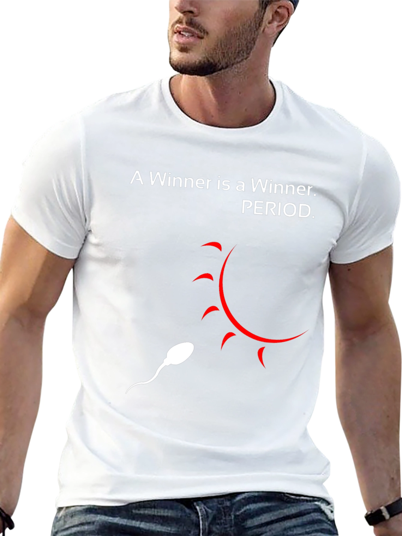Humorous A Winner is a Winner Graphic T-Shirt