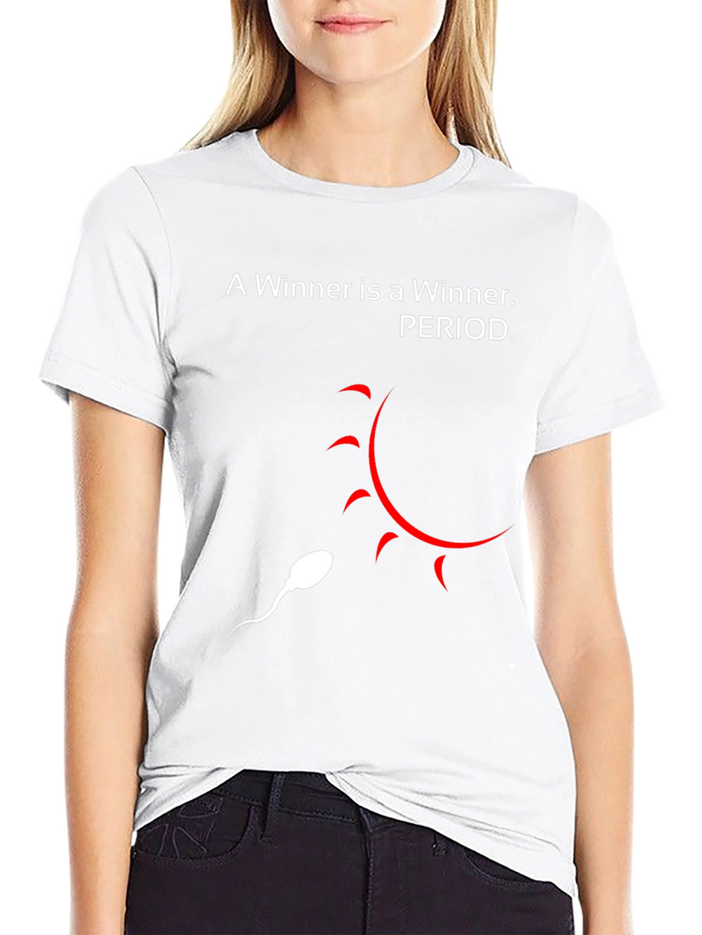 Humorous A Winner is a Winner Graphic T-Shirt