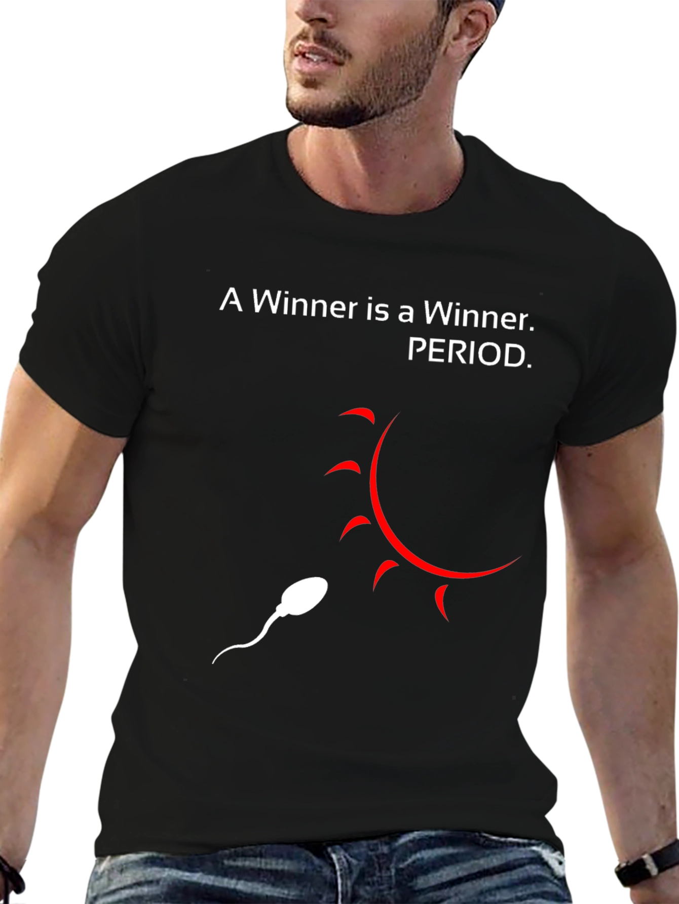 Humorous A Winner is a Winner Graphic T-Shirt