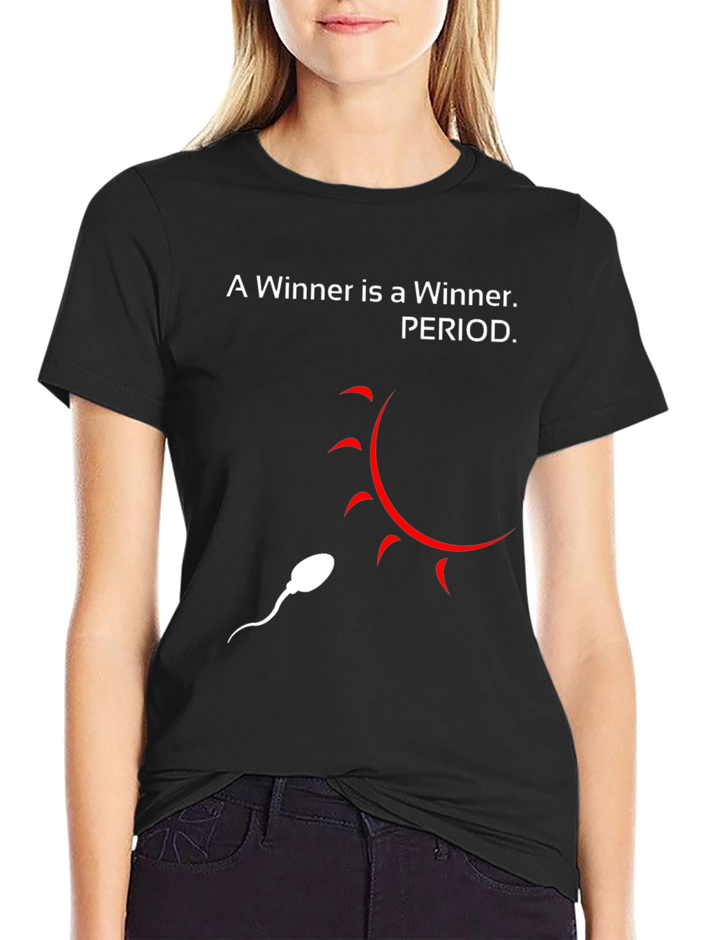 Humorous A Winner is a Winner Graphic T-Shirt