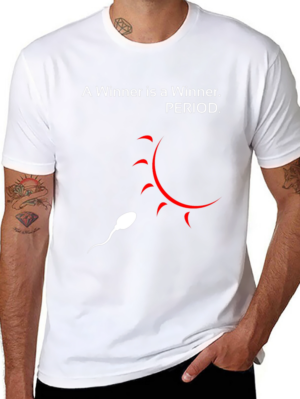 Humorous A Winner is a Winner Graphic T-Shirt