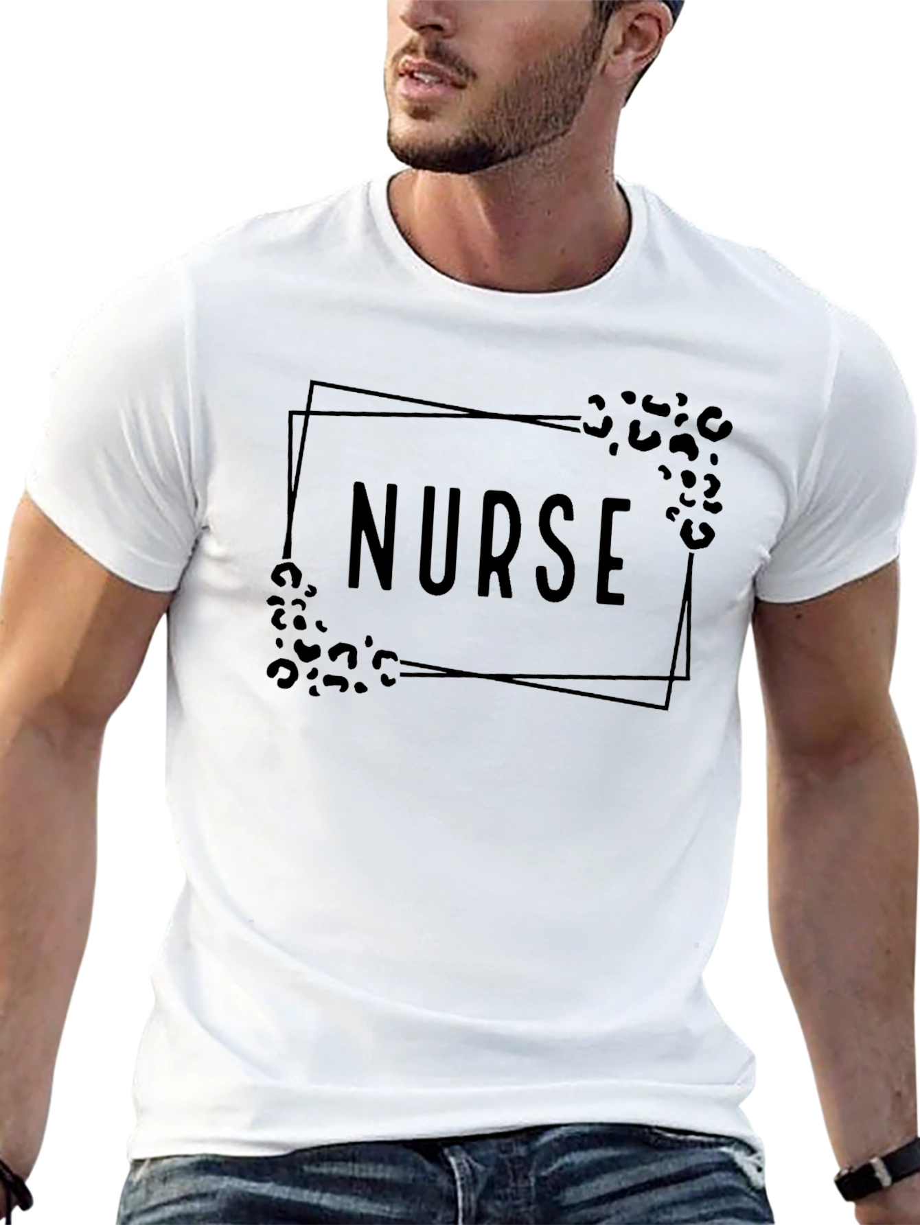 Nurse Leopard Print T-Shirt