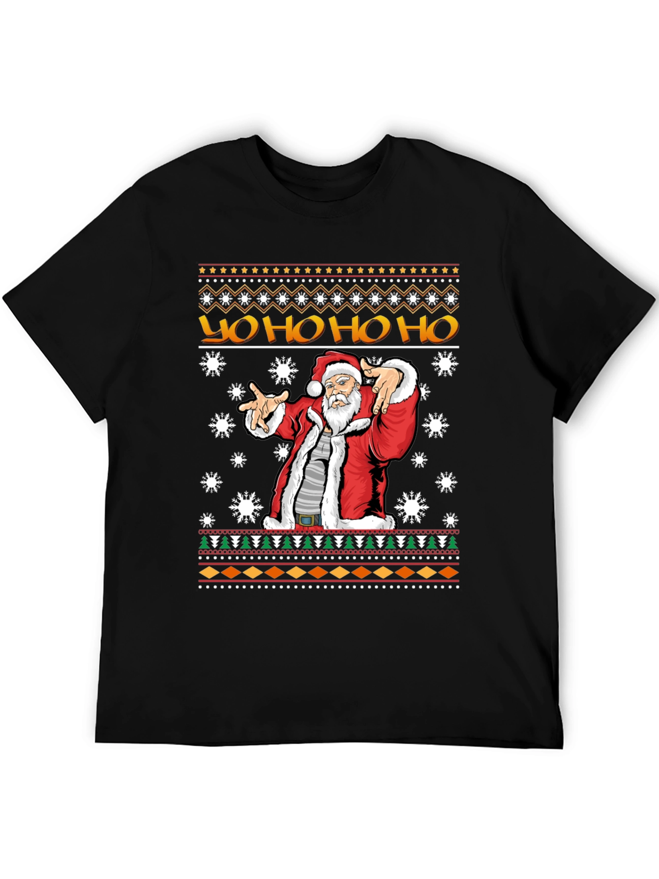 Yo Ho Ho Santa Ugly Christmas T-Shirt