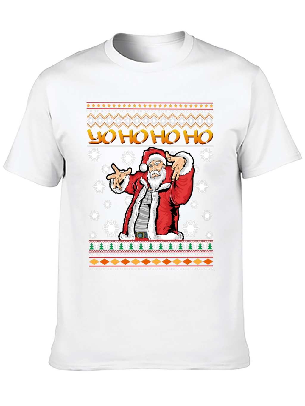 Yo Ho Ho Santa Ugly Christmas T-Shirt