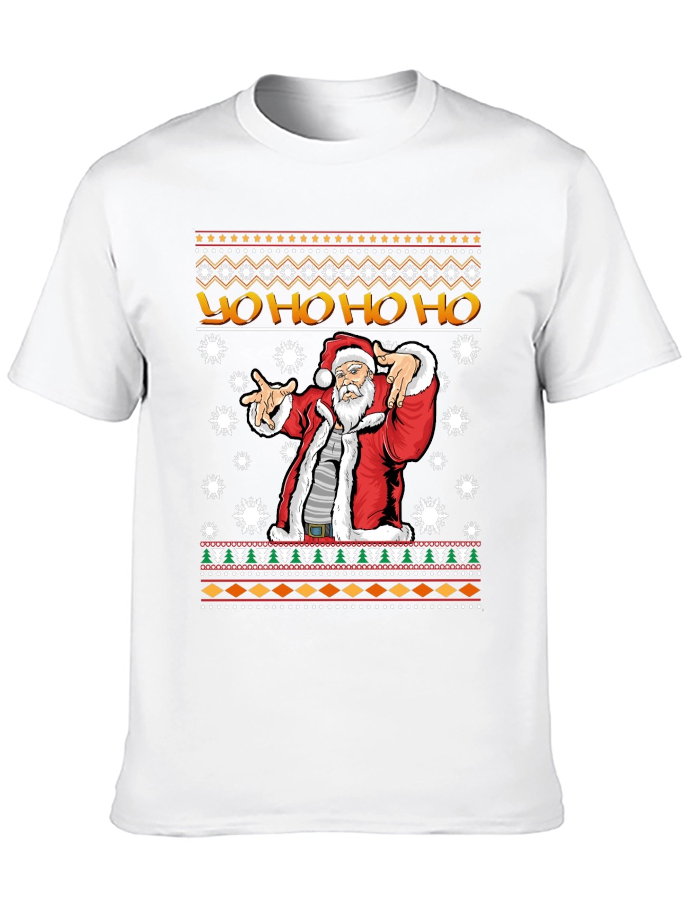 Yo Ho Ho Santa Ugly Christmas T-Shirt