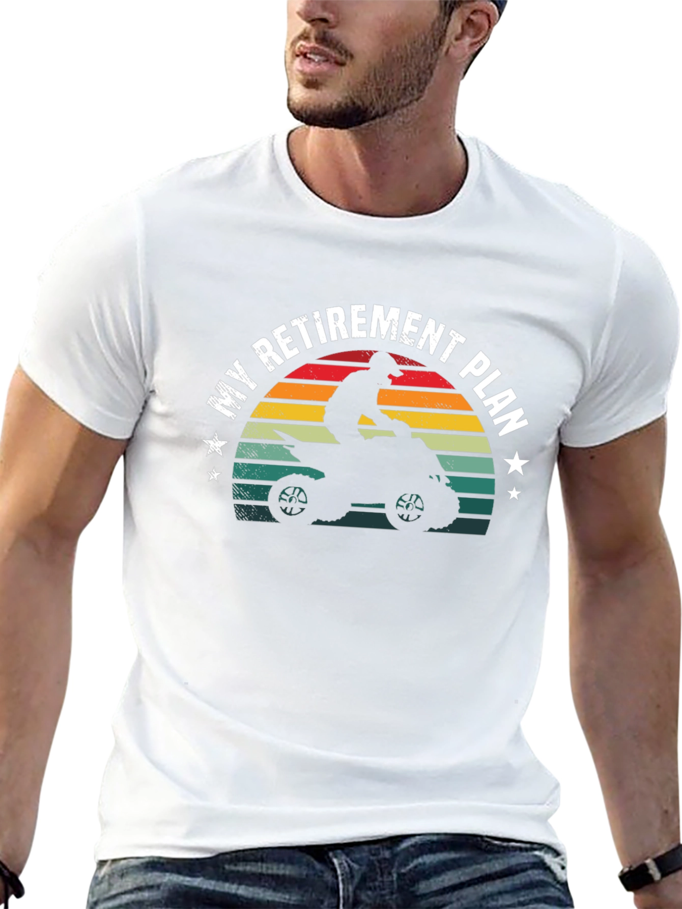 My Retirement Plan ATV Black T-Shirt