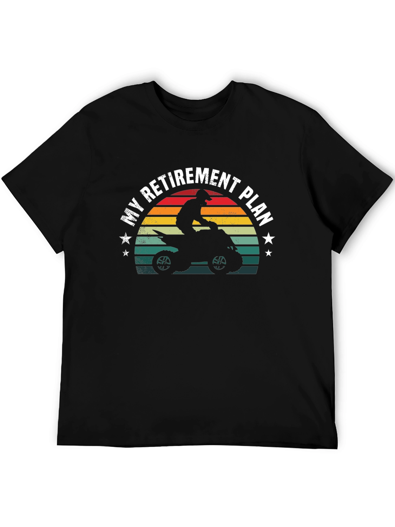 My Retirement Plan ATV Black T-Shirt