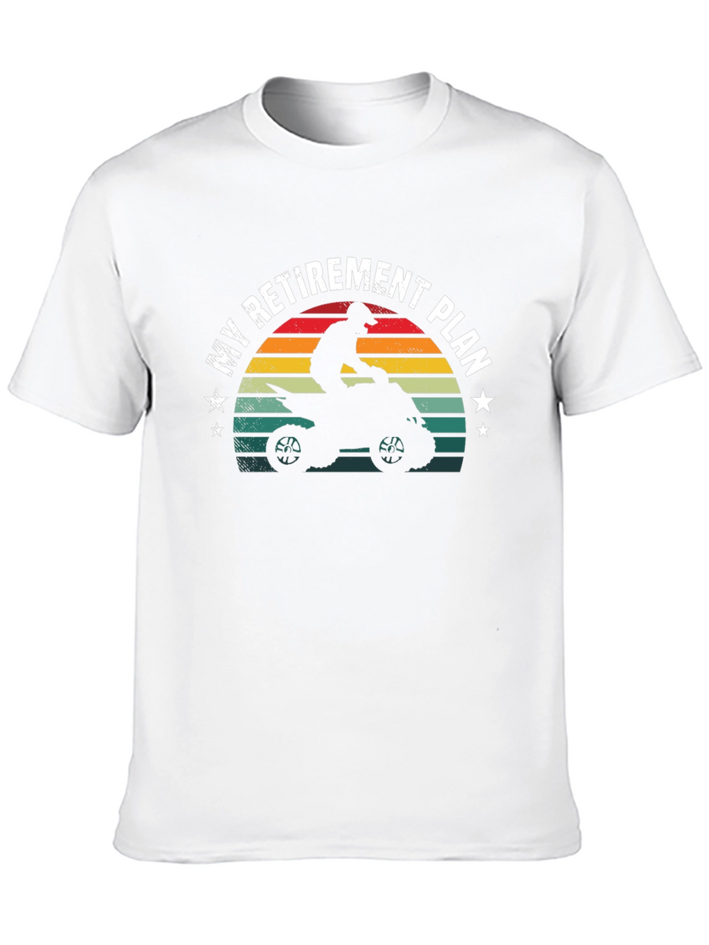 My Retirement Plan ATV Black T-Shirt