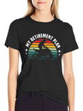 My Retirement Plan ATV Black T-Shirt