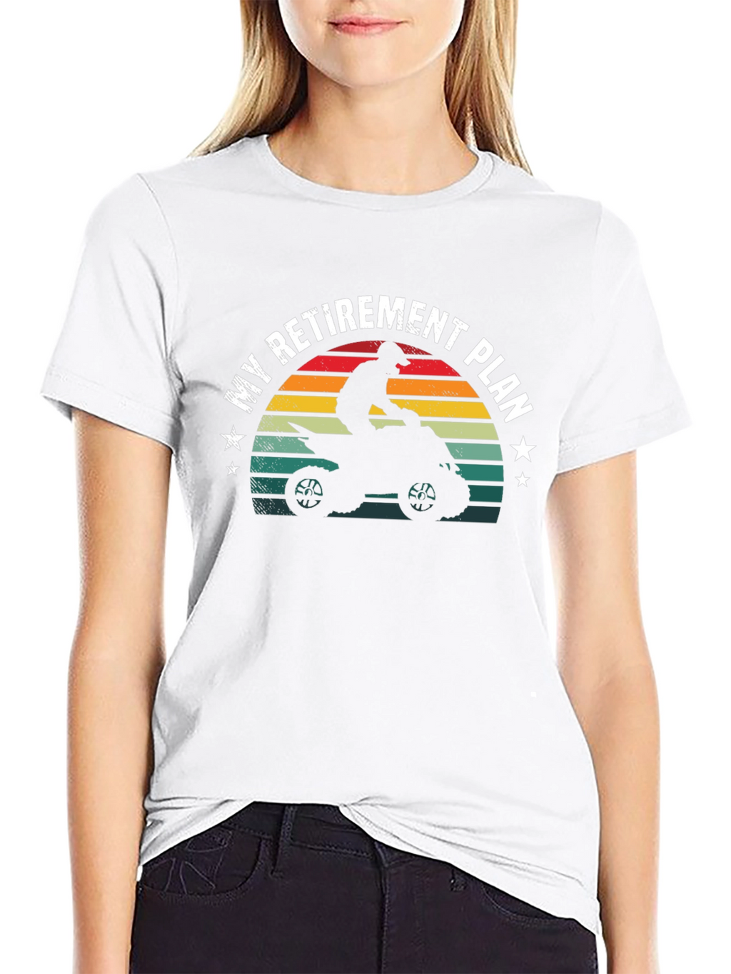My Retirement Plan ATV Black T-Shirt