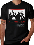 Forever Jazz Graphic T-Shirt - Cool Musician Design