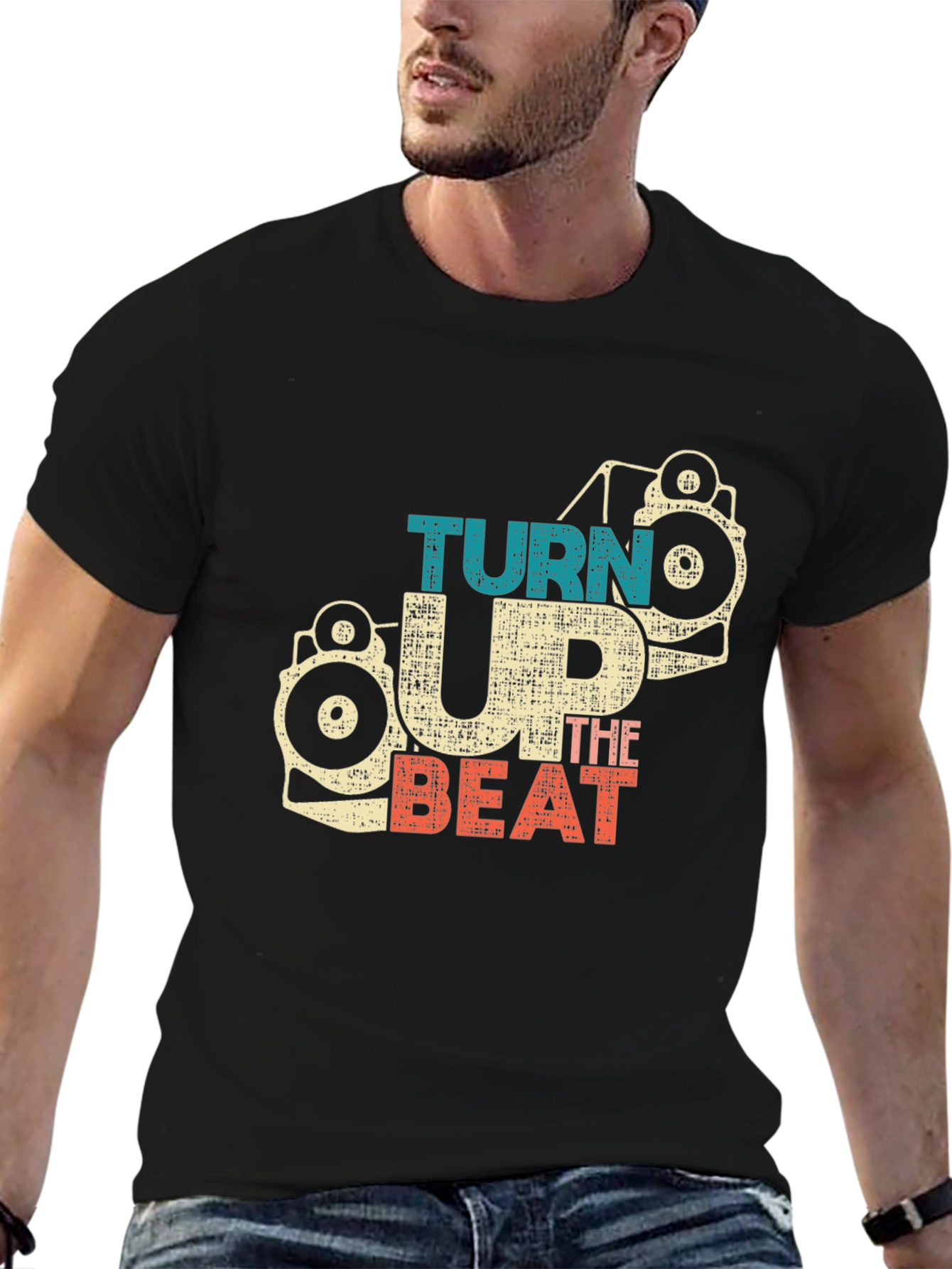 Turn Up the Beat Graphic Tee