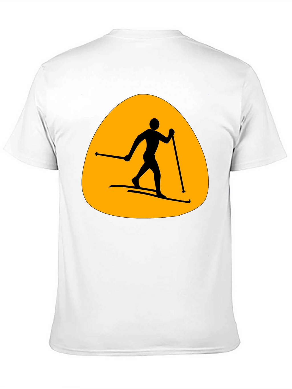 Ski Silhouette T-Shirt - Mens Black Tee