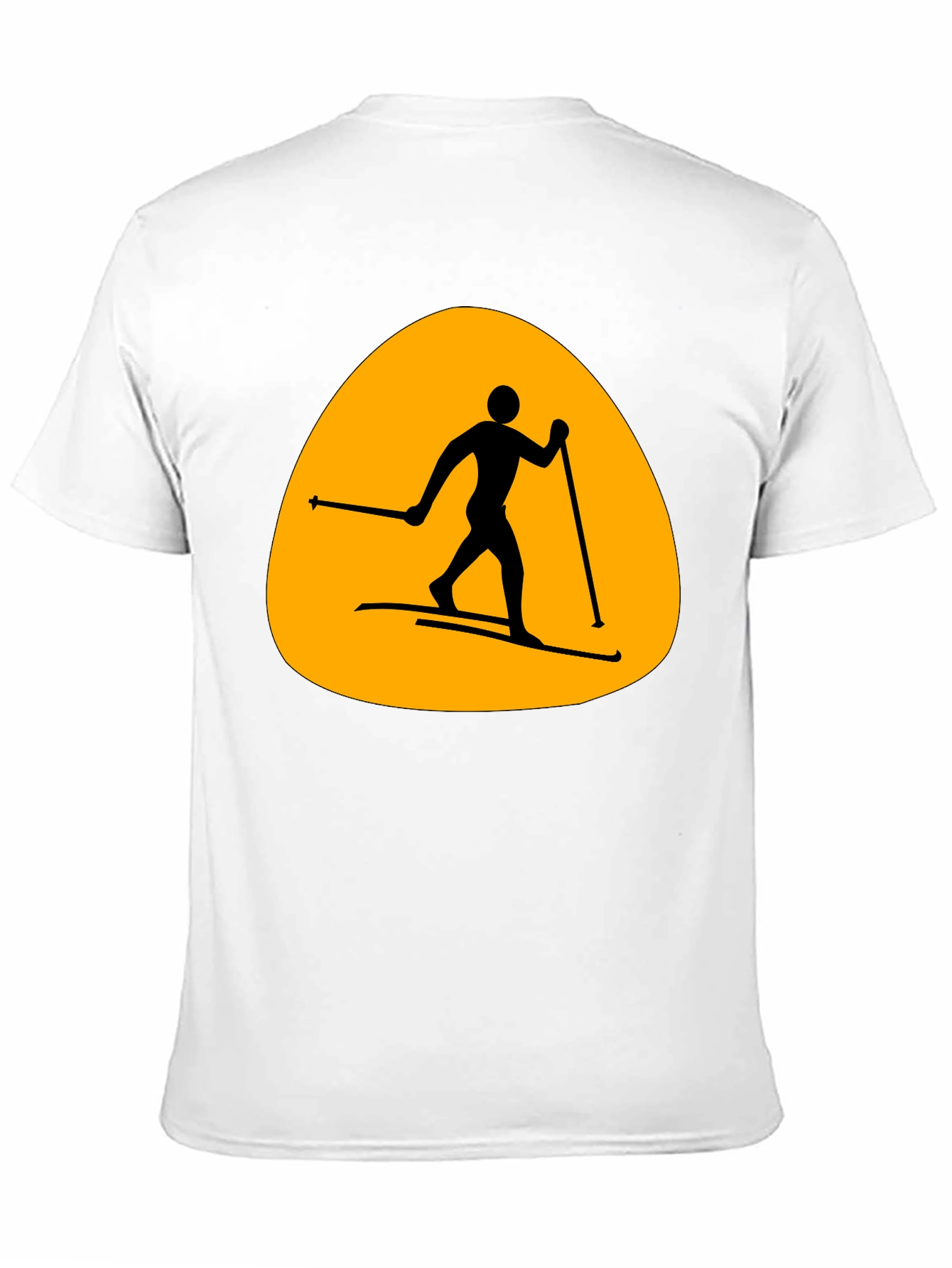 Ski Silhouette T-Shirt - Mens Black Tee