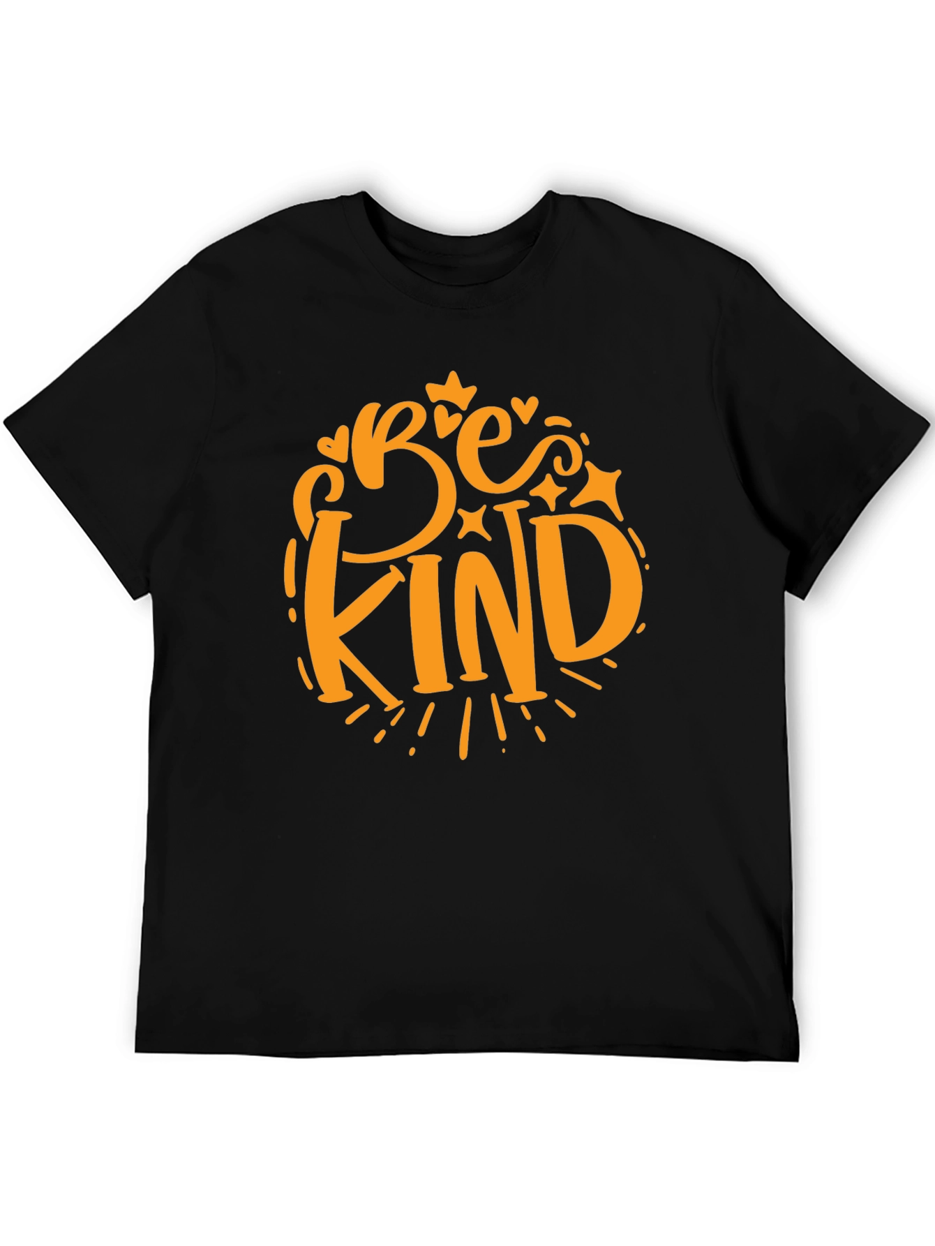 Be Kind Graphic Tee - Black Casual T-Shirt