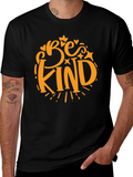 Be Kind Graphic Tee - Black Casual T-Shirt