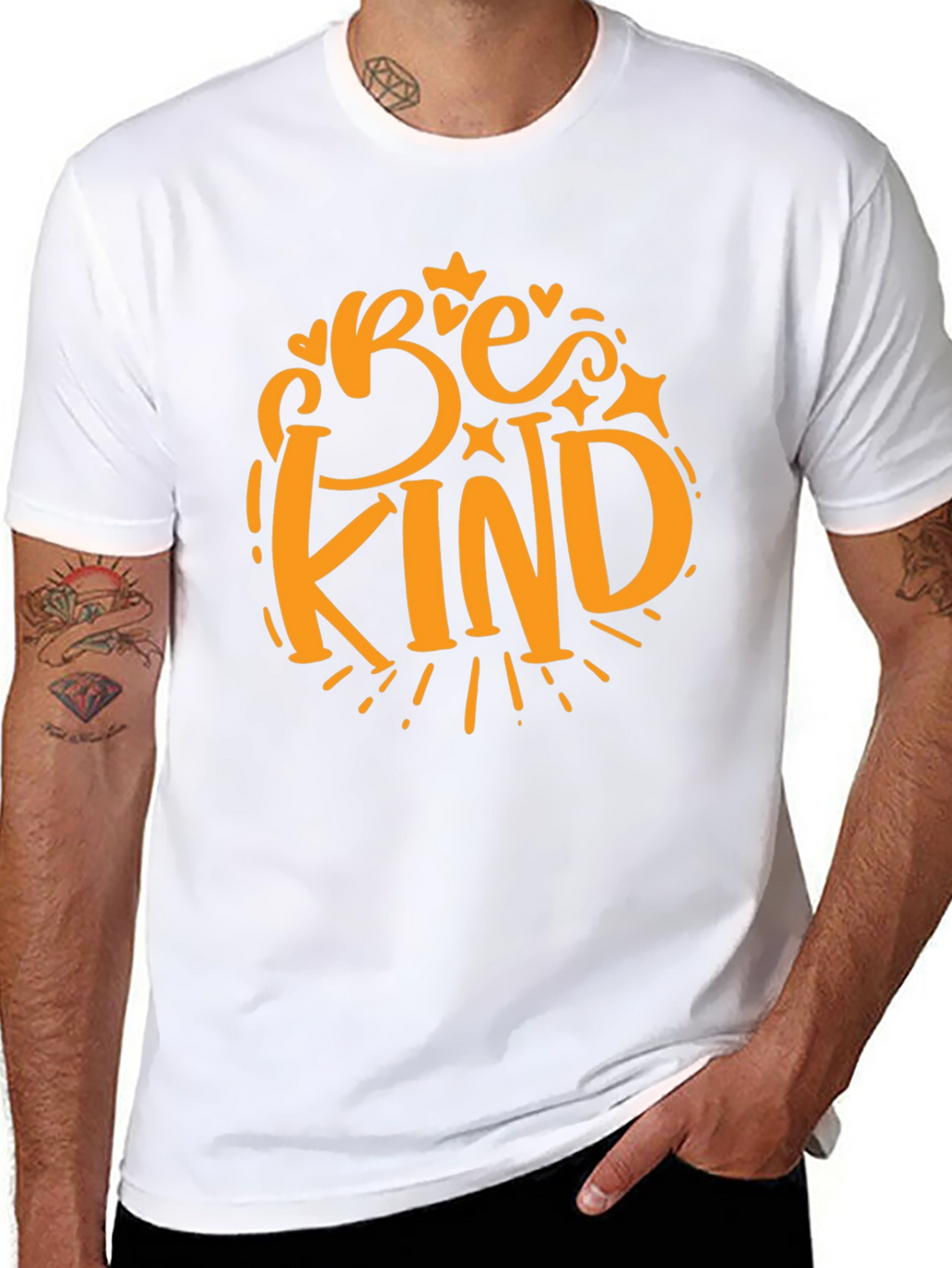 Be Kind Graphic Tee - Black Casual T-Shirt