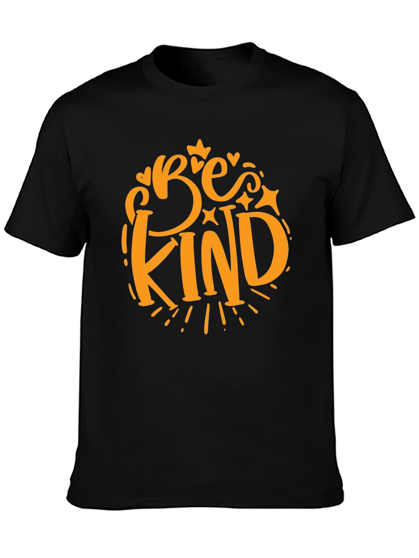 Be Kind Graphic Tee - Black Casual T-Shirt