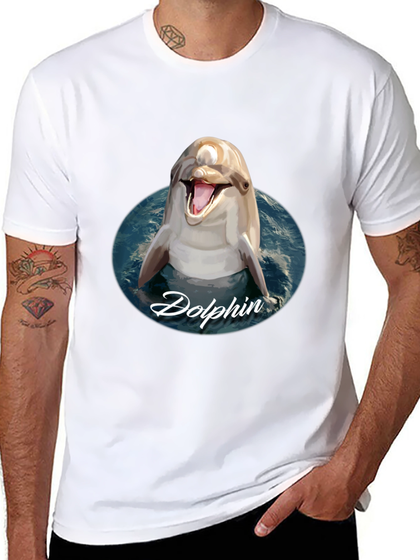 Dolphin Graphic T-Shirt - Sea Life Tee