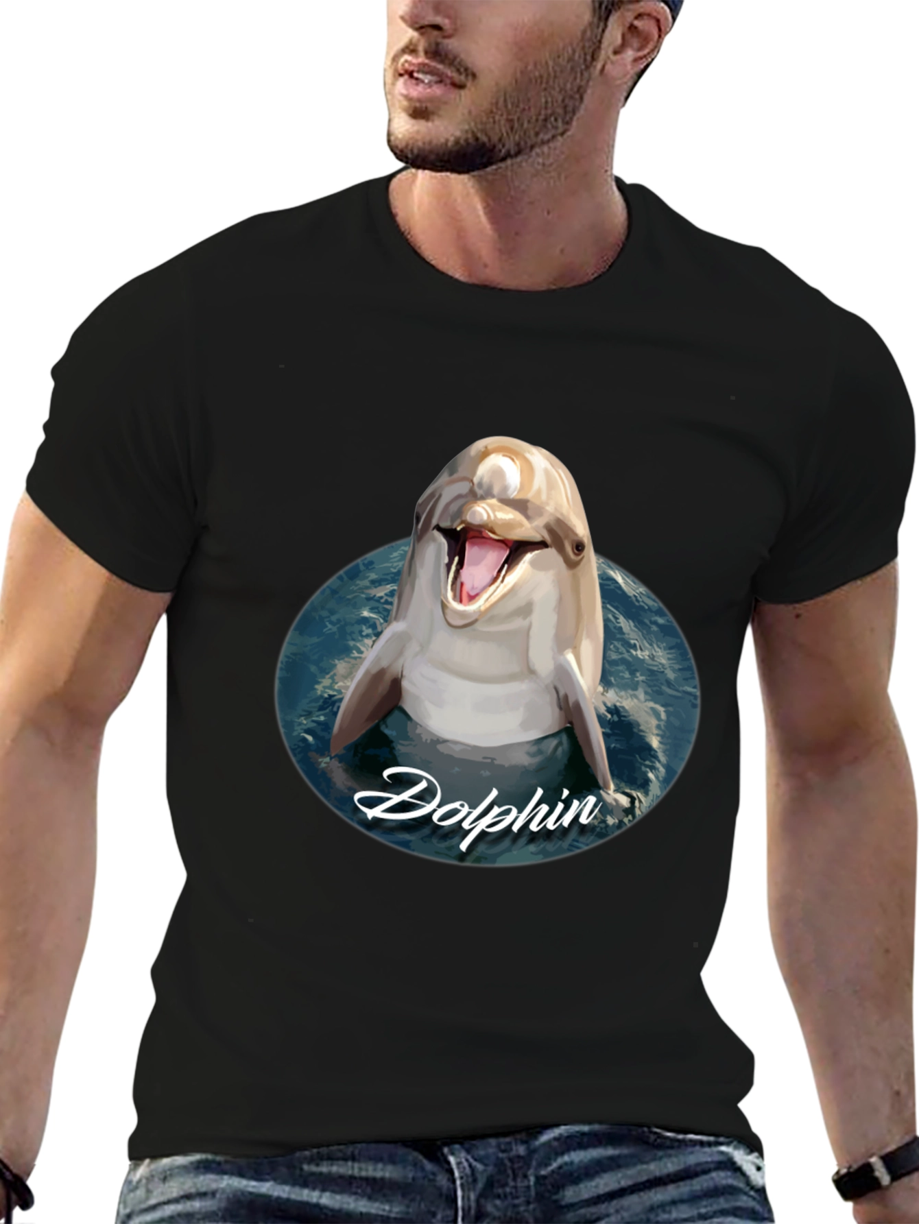 Dolphin Graphic T-Shirt - Sea Life Tee