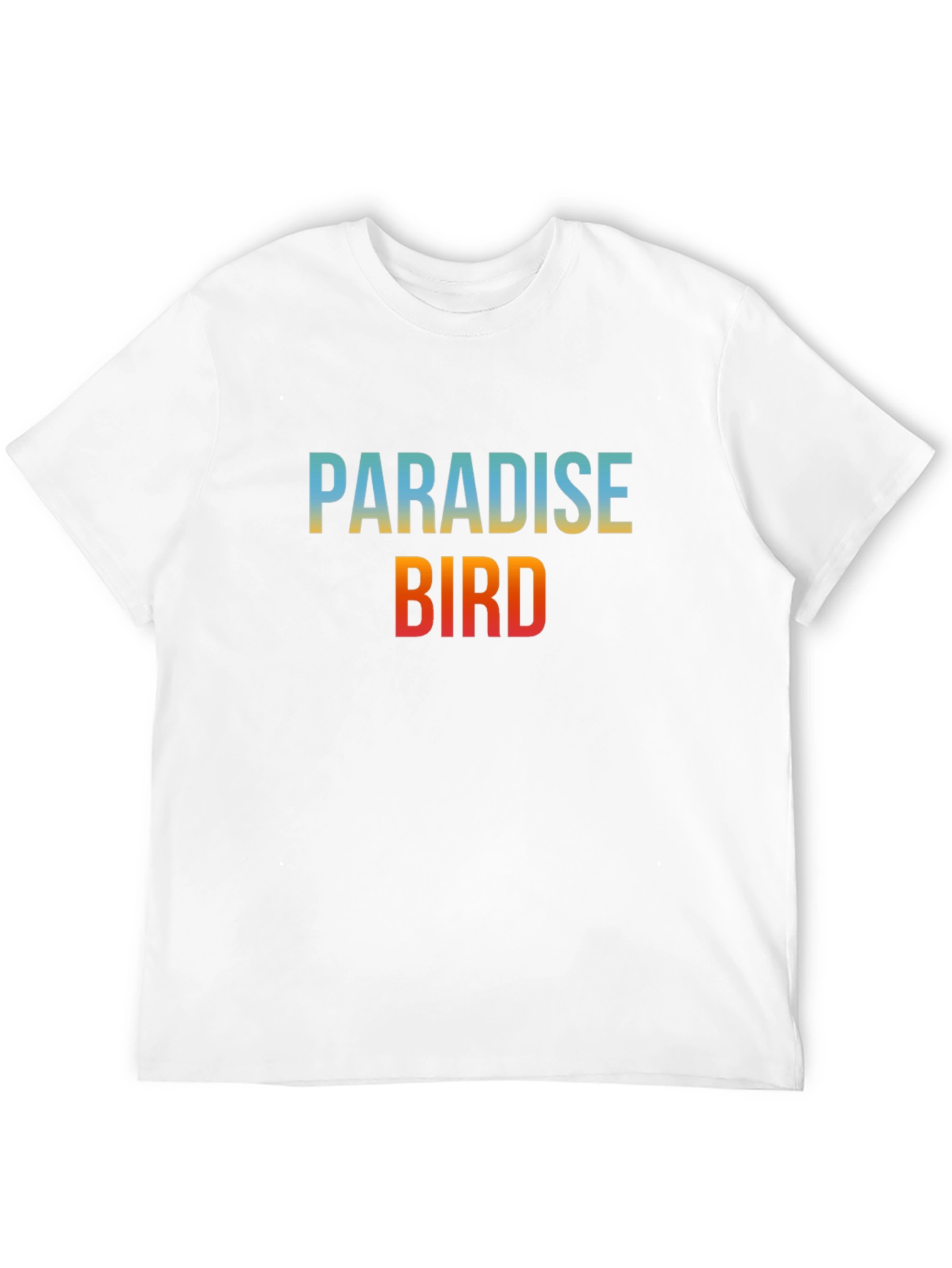 Paradise Bird Graphic Tee - Soft Black Cotton T-Shirt