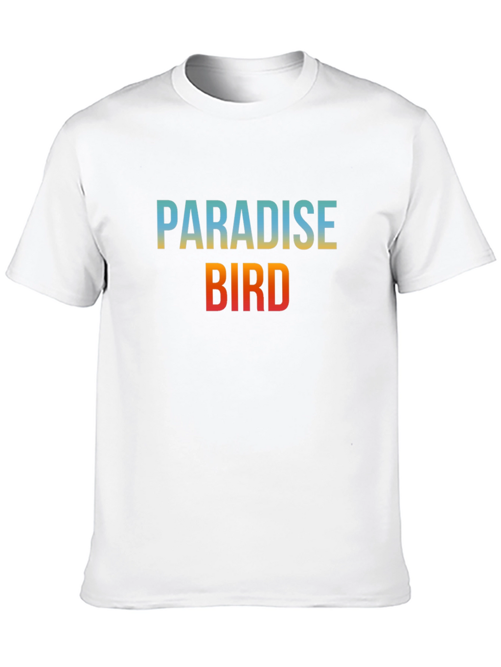Paradise Bird Graphic Tee - Soft Black Cotton T-Shirt