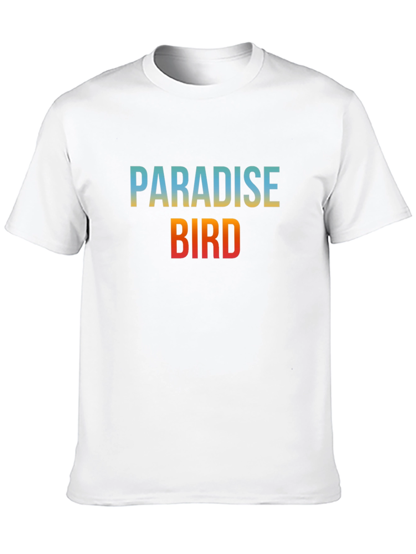 Paradise Bird Graphic Tee - Soft Black Cotton T-Shirt