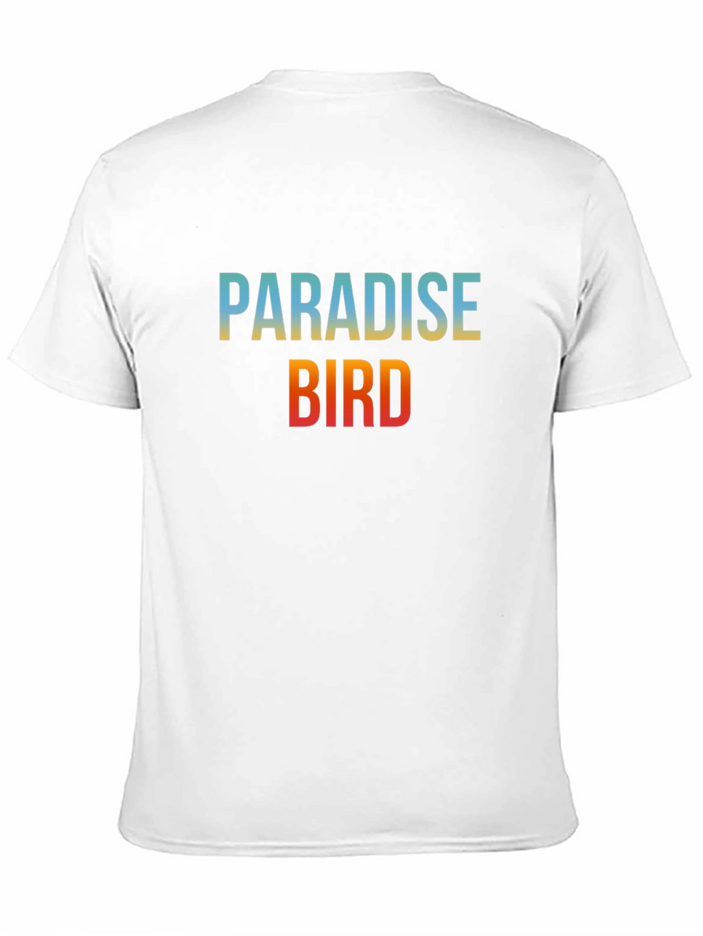 Paradise Bird Graphic Tee - Soft Black Cotton T-Shirt