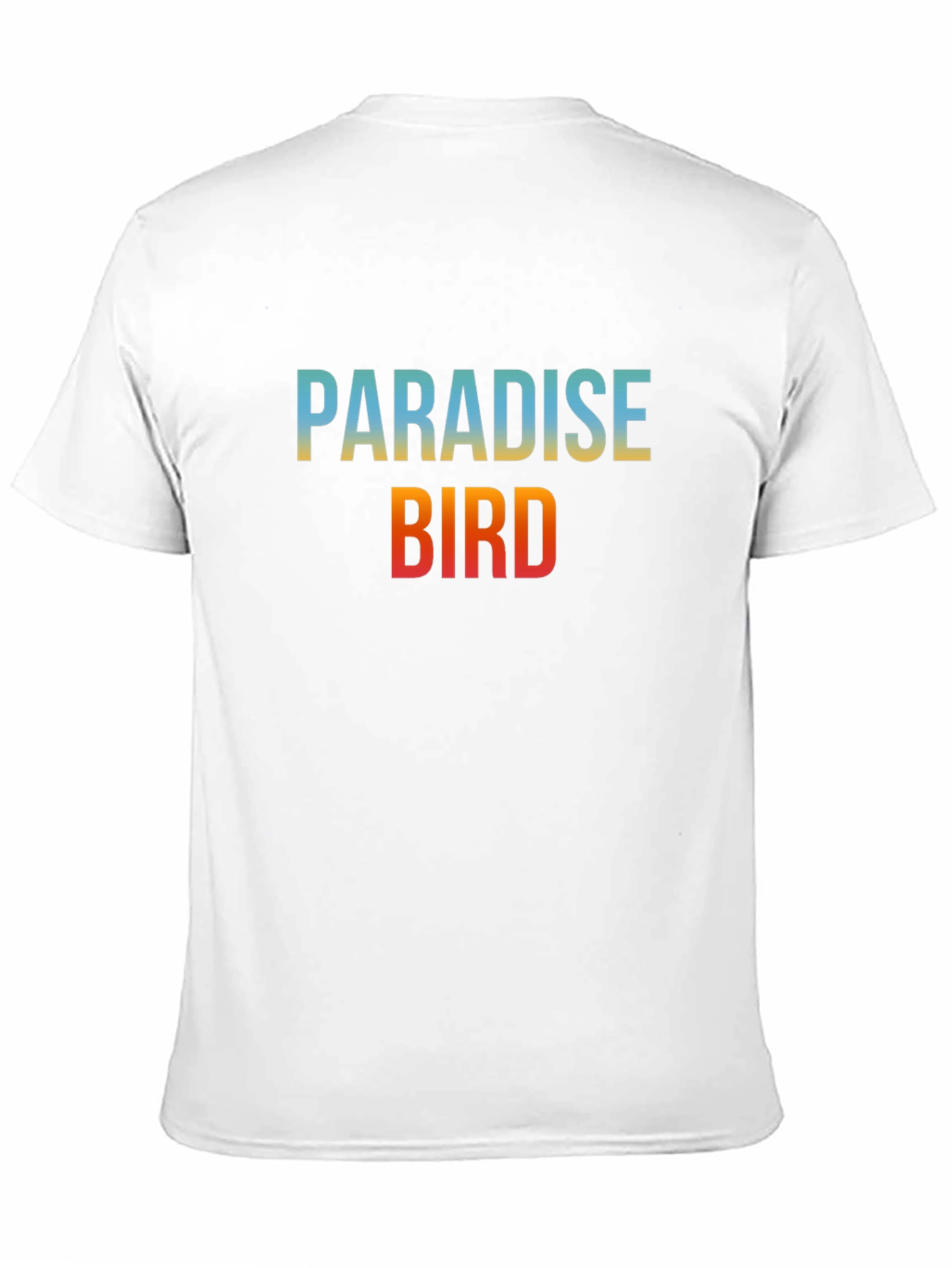 Paradise Bird Graphic Tee - Soft Black Cotton T-Shirt