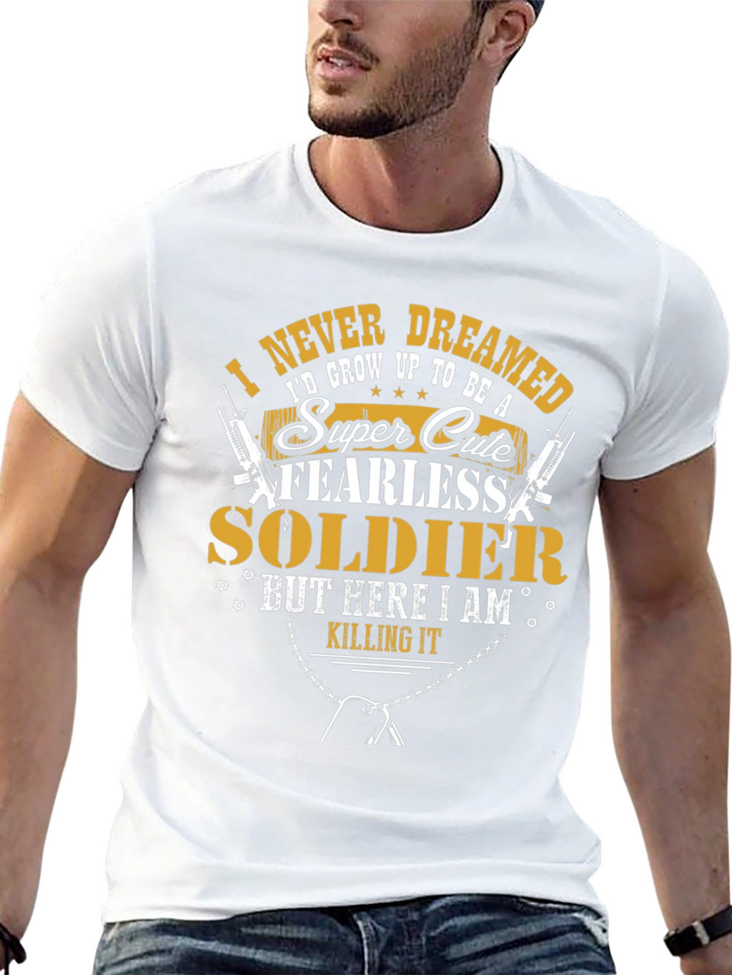 Super Cute Fearless Soldier T-Shirt