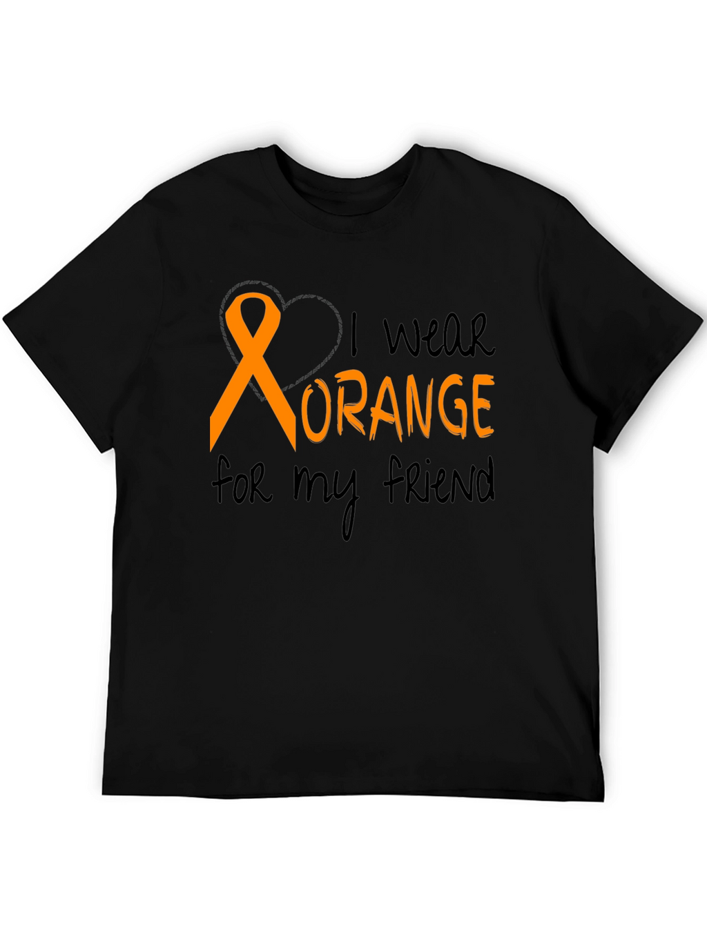 I Wear Orange T-Shirt Friend Support