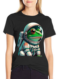 Frog Astronaut T-Shirt: Space Explorer Tee