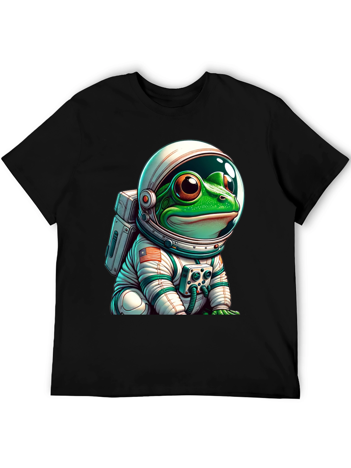 Frog Astronaut T-Shirt: Space Explorer Tee
