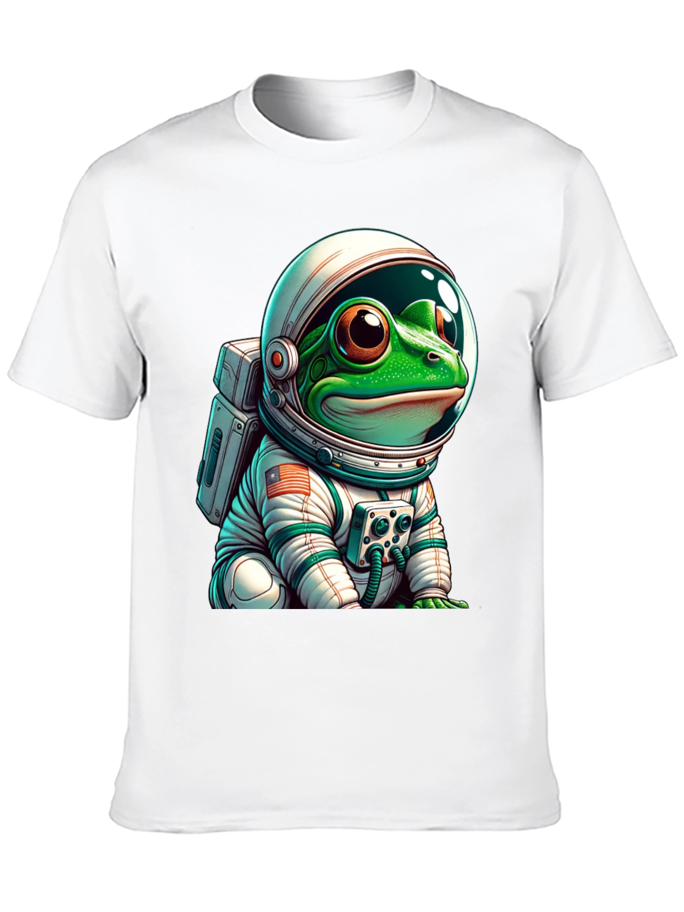 Frog Astronaut T-Shirt: Space Explorer Tee