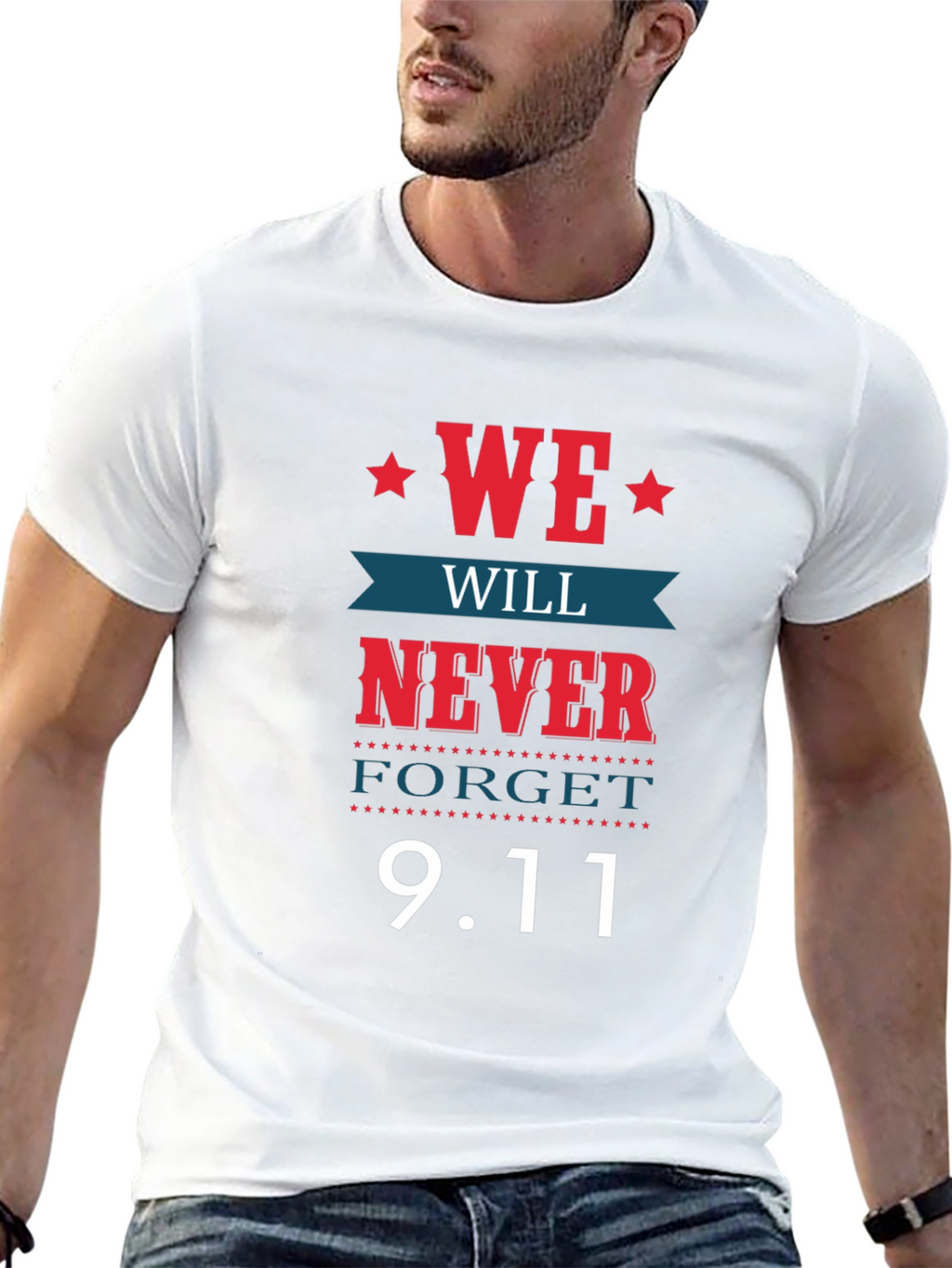 Never Forget 9.11 Graphic T-Shirt