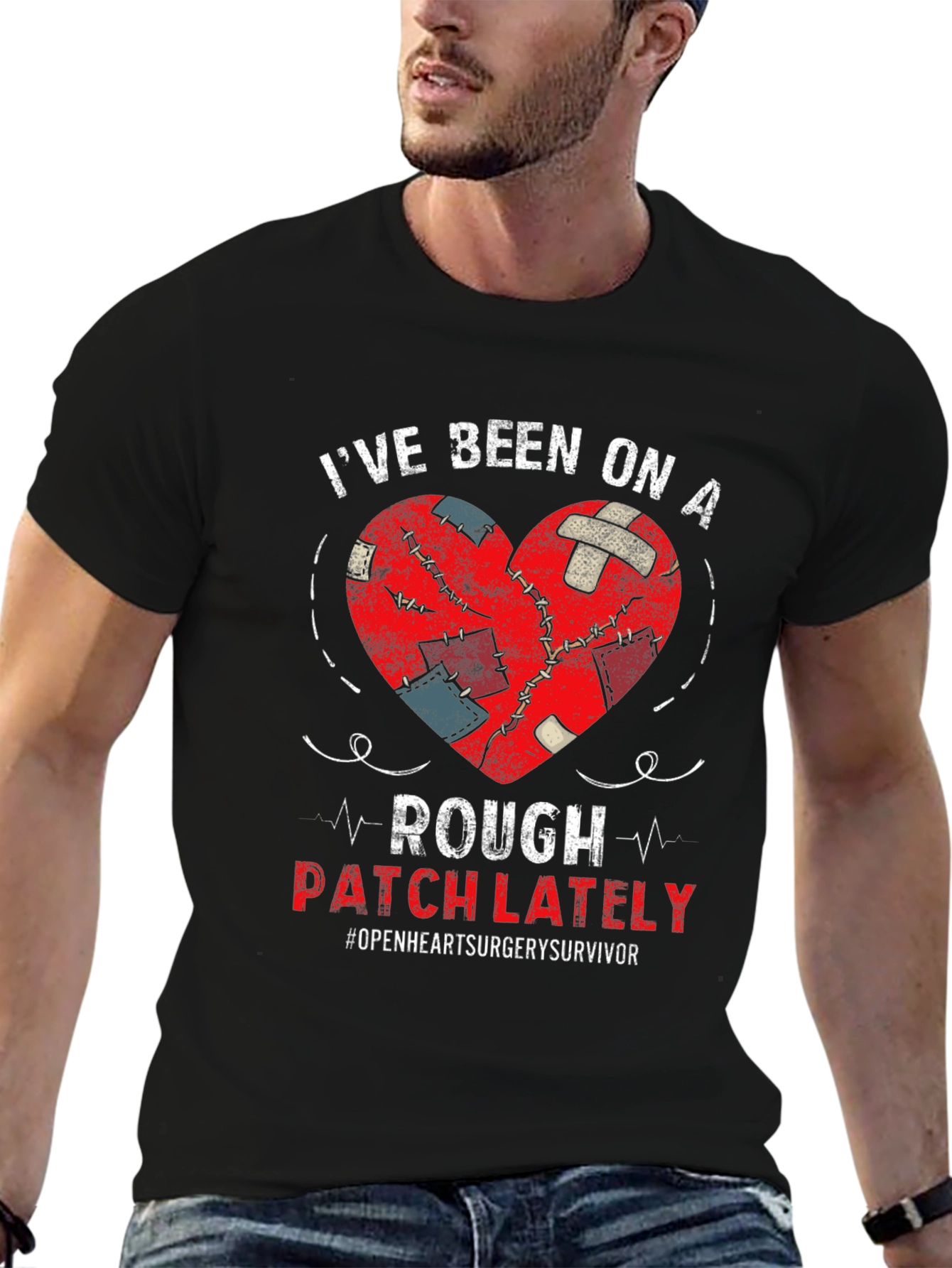 Rough Patch Heart Surgery Survivor Tee