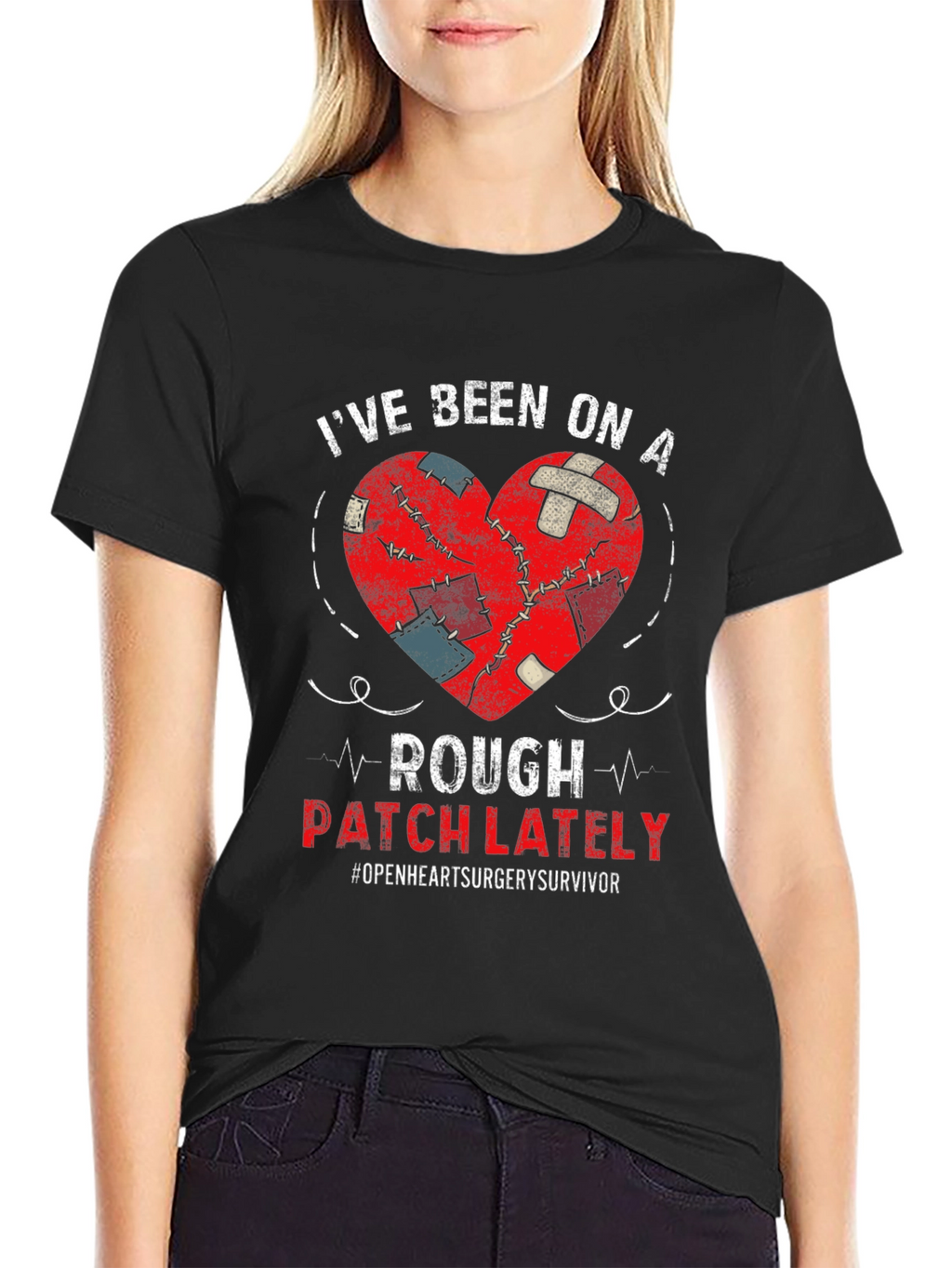 Rough Patch Heart Surgery Survivor Tee