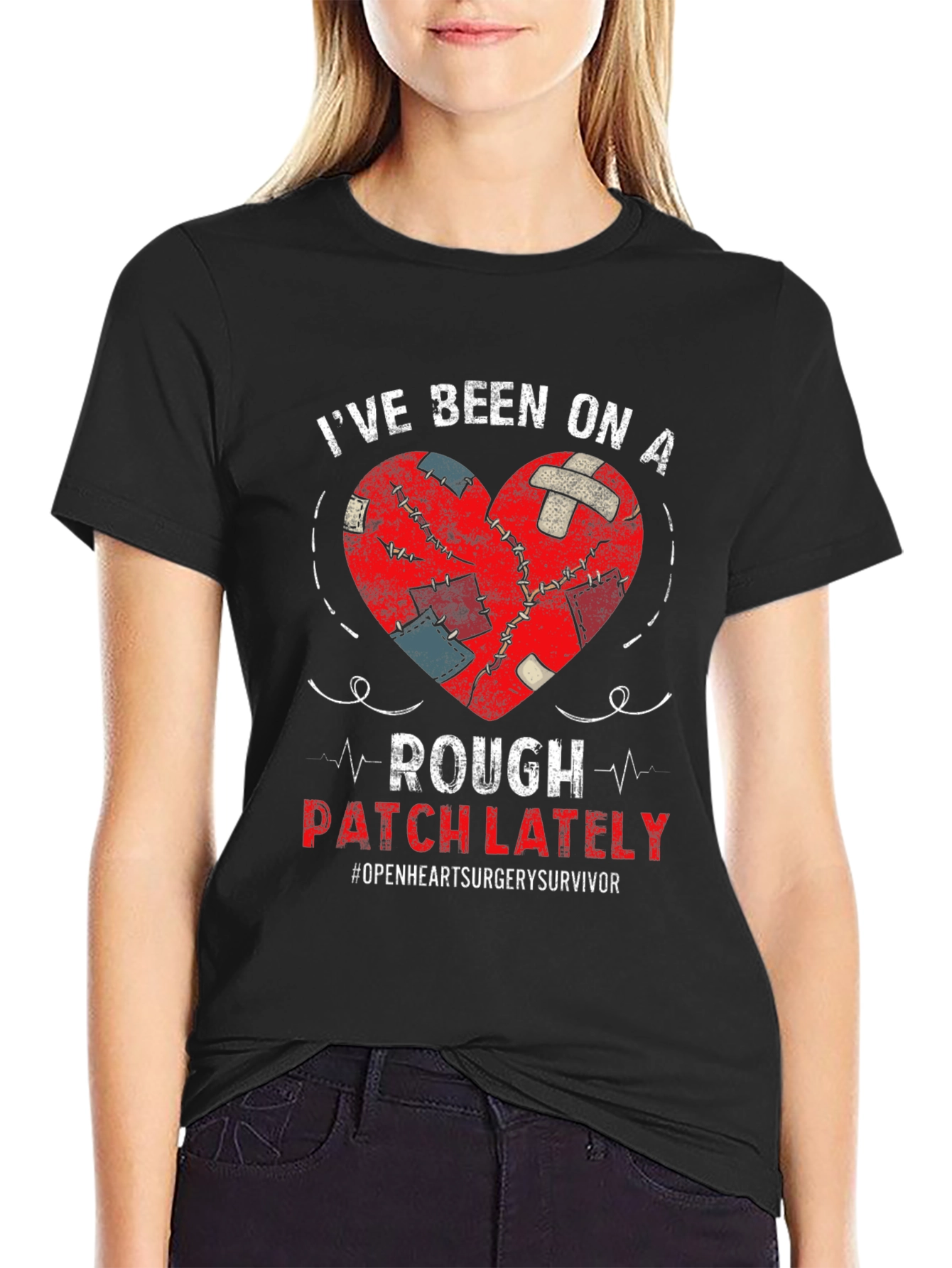 Rough Patch Heart Surgery Survivor Tee