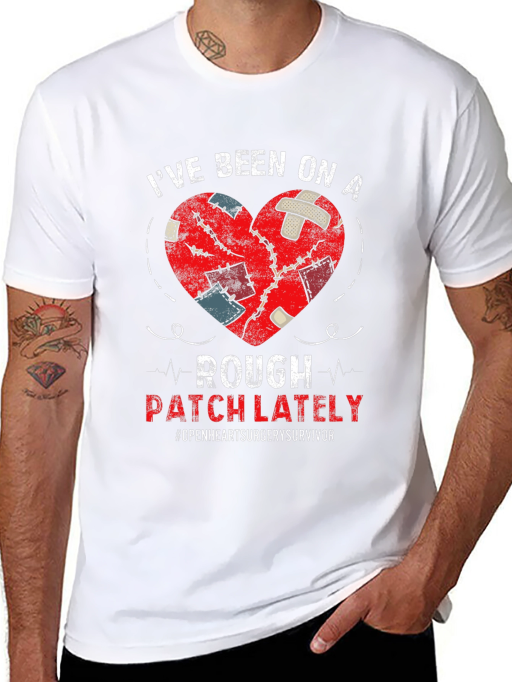 Rough Patch Heart Surgery Survivor Tee