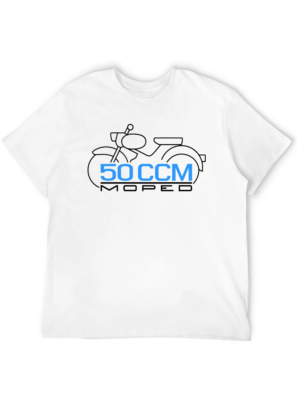 50cc Moped Graphic Tee - Black