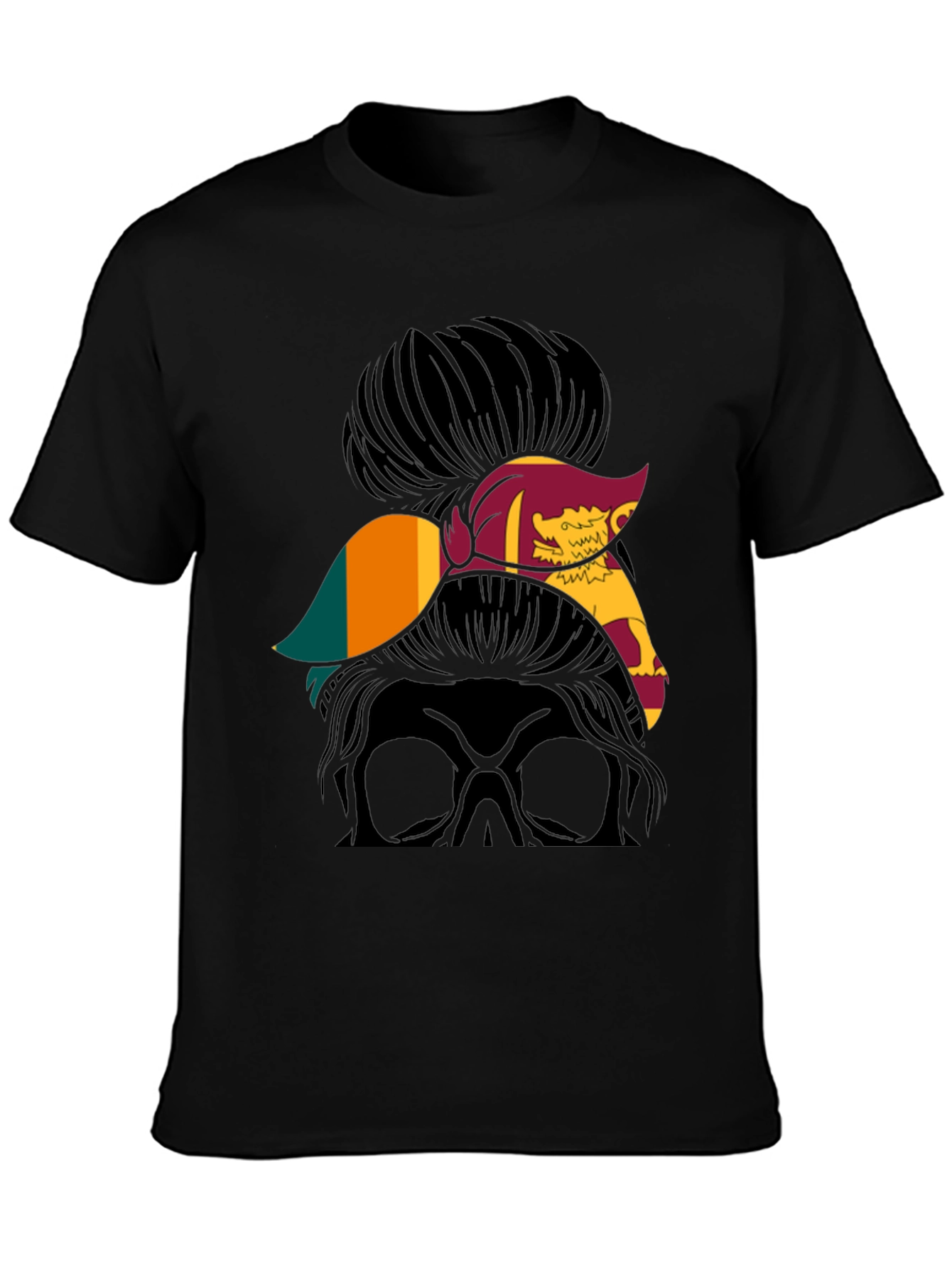 Sri Lanka Messy Bun T-Shirt