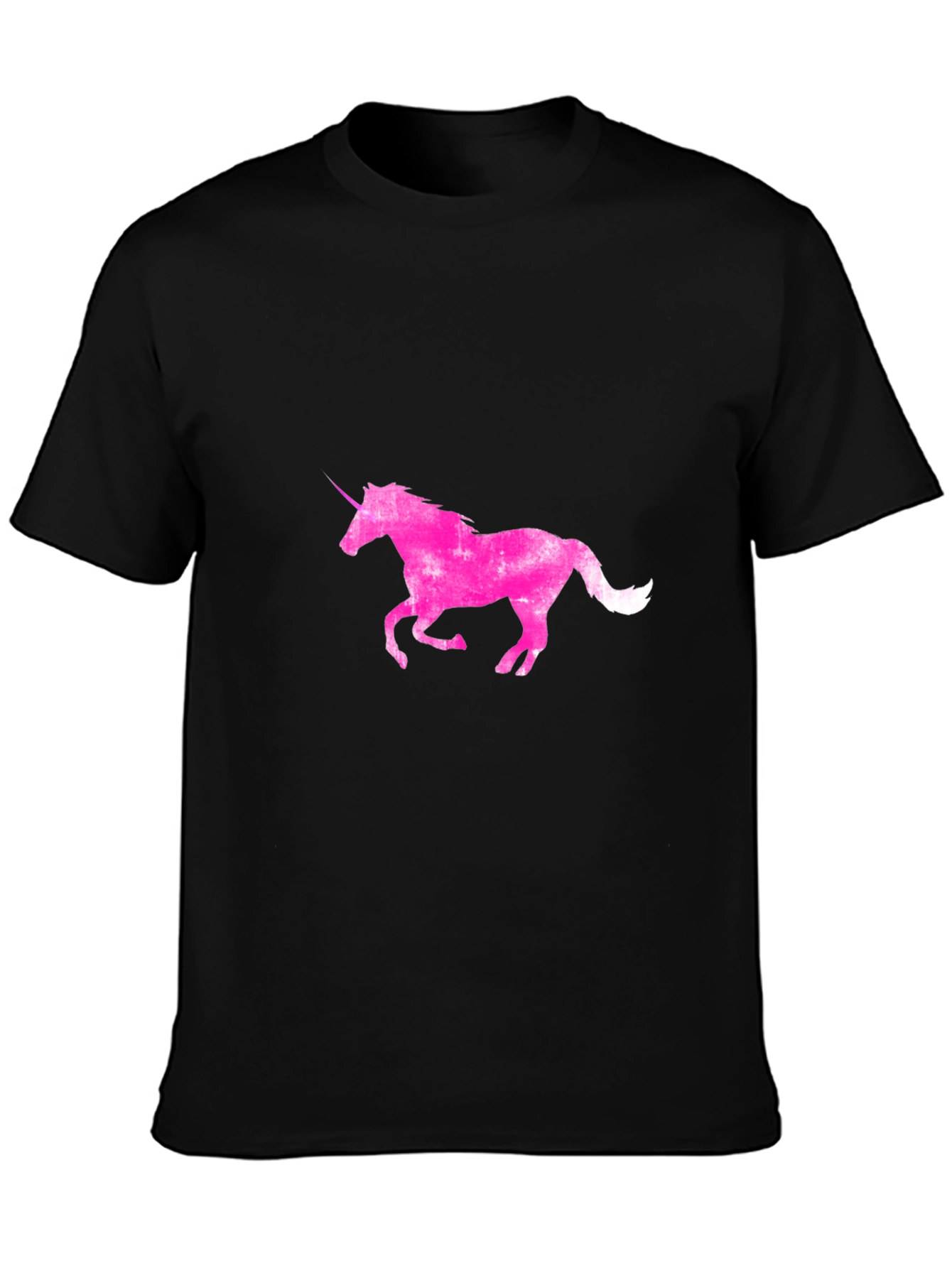 Unicorn Graphic Black Tee