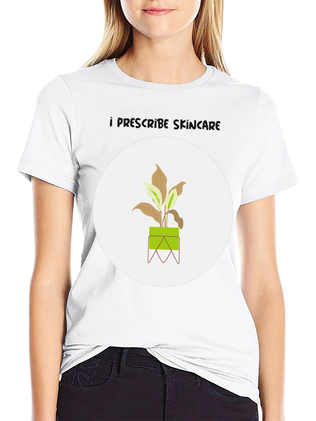 Minimalist Plant Graphic Tee