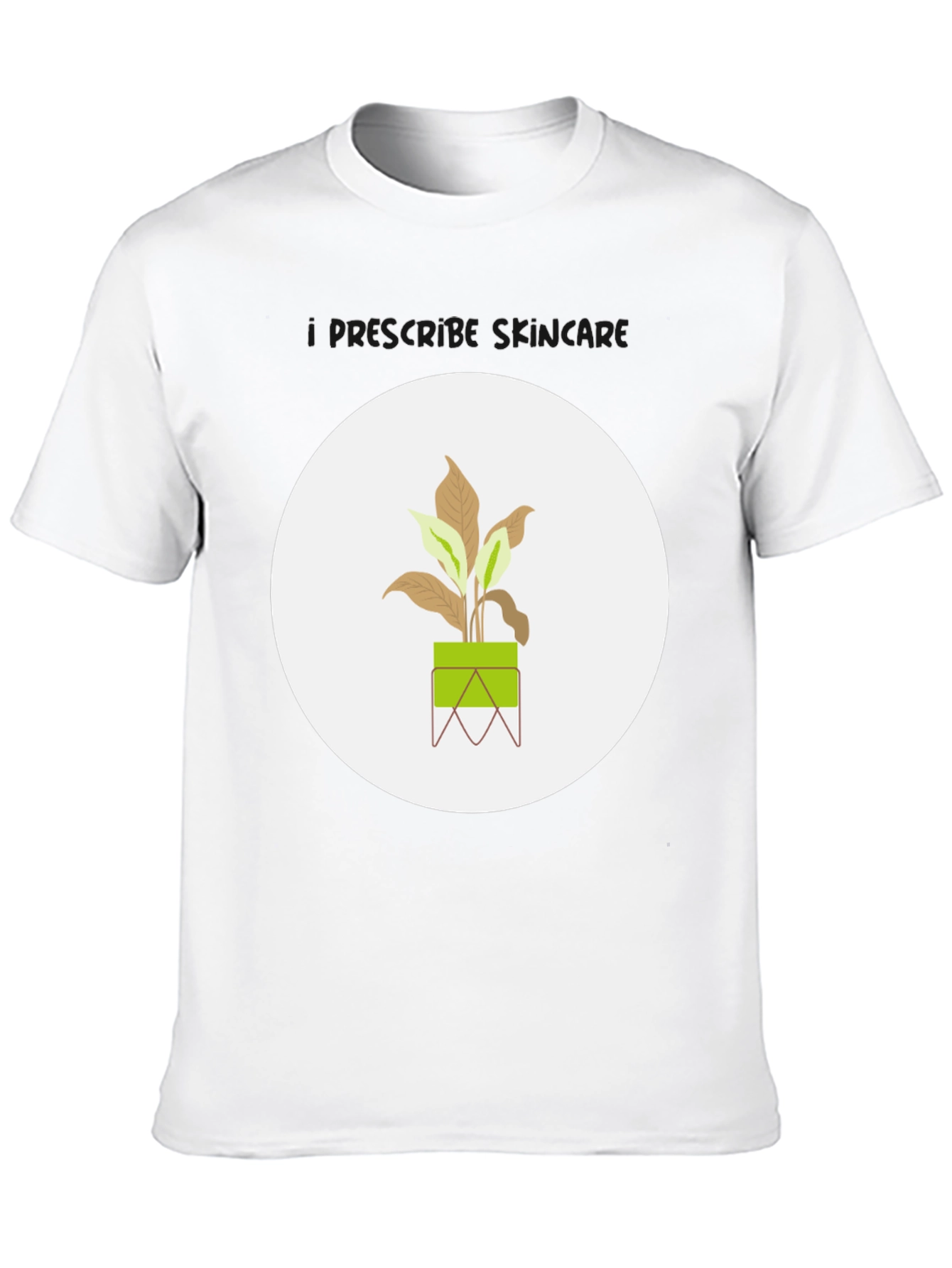 Minimalist Plant Graphic Tee
