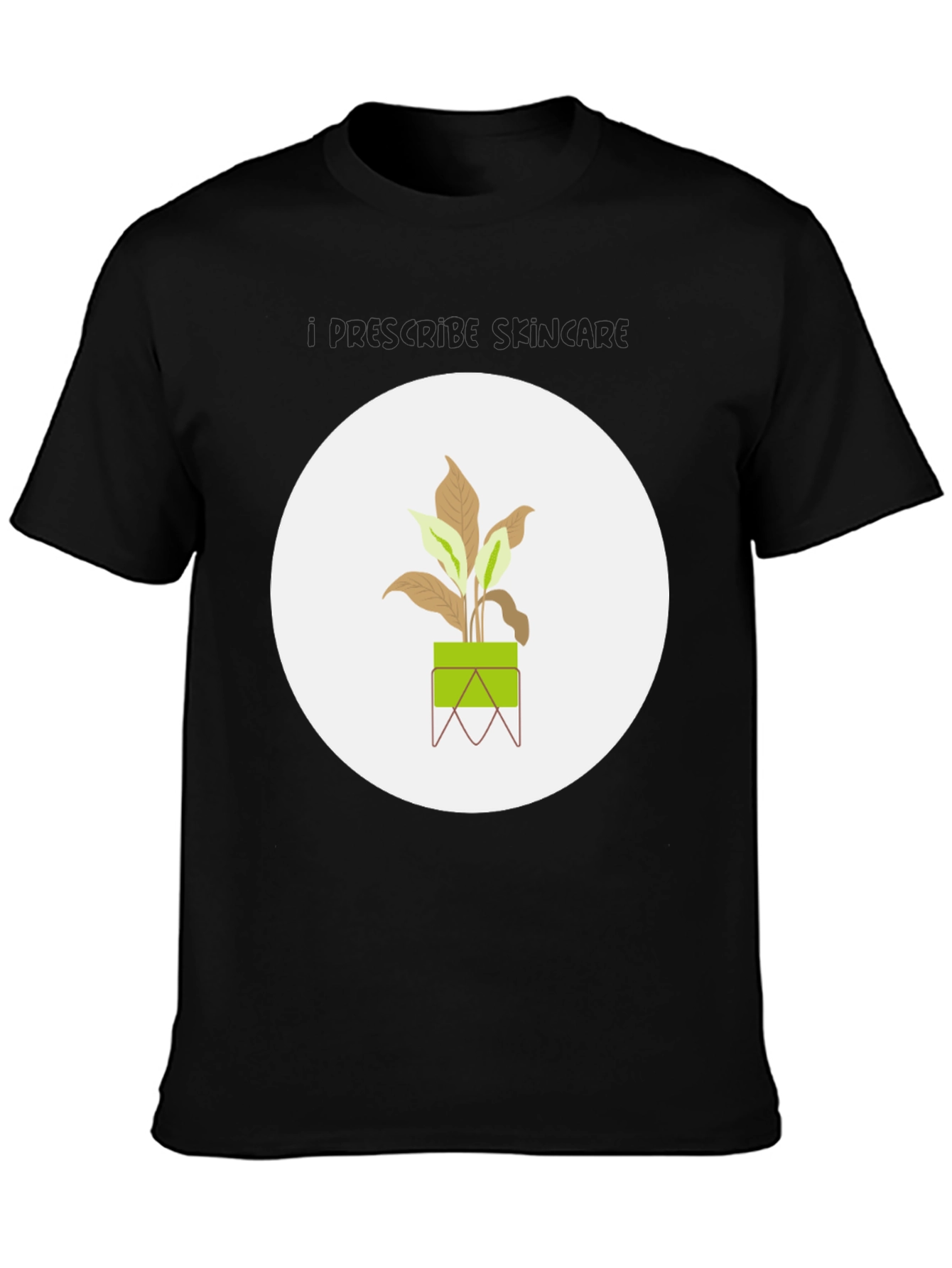 Minimalist Plant Graphic Tee